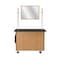 National Public Seating Mobile Science Cart with Inner Drawers and Shelf, Whiteboard /Mirror MSC02W - alternate 8
